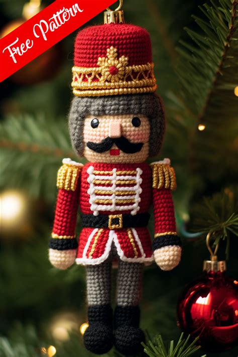 nutcracker crochet pattern free|nutcracker pattern free printable.